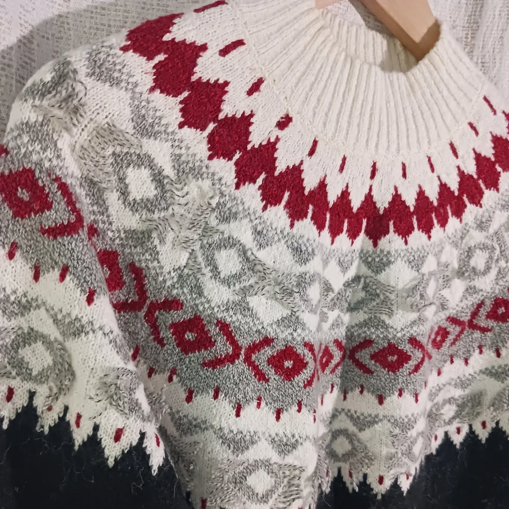 J. JILL SNOW Ski Cabin sweater womens size small super soft! - Picture 2 of 10
